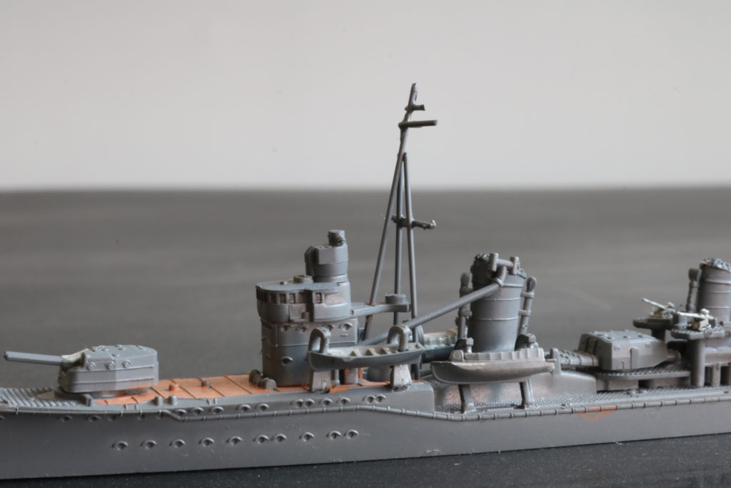 1/700艦艇模型のマスト
金属線化の工作例
駆逐艦　大潮