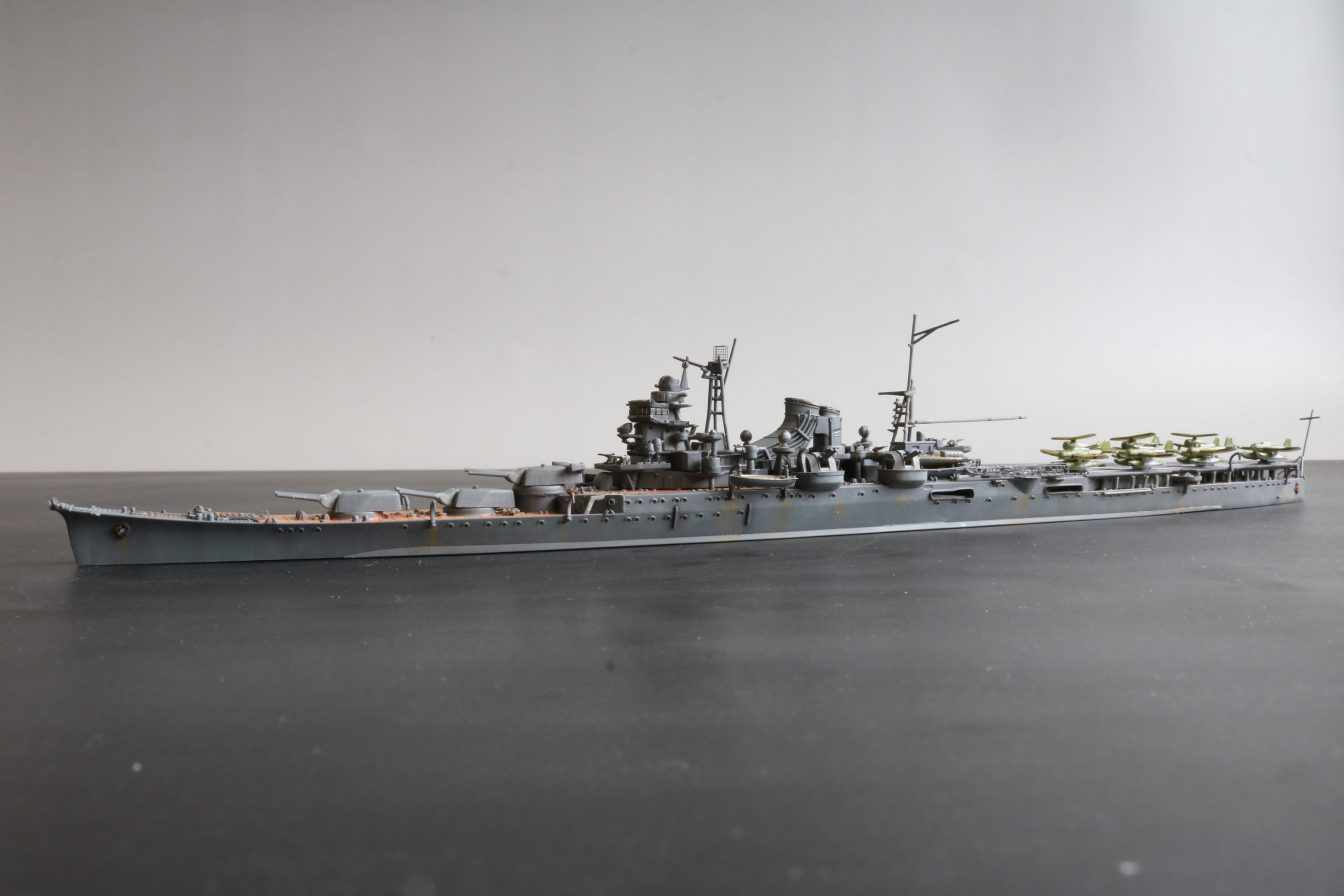 重巡洋艦 最上（1943） Heavy Cruiser Mogami 1/700 フジミ模型 Fujimi