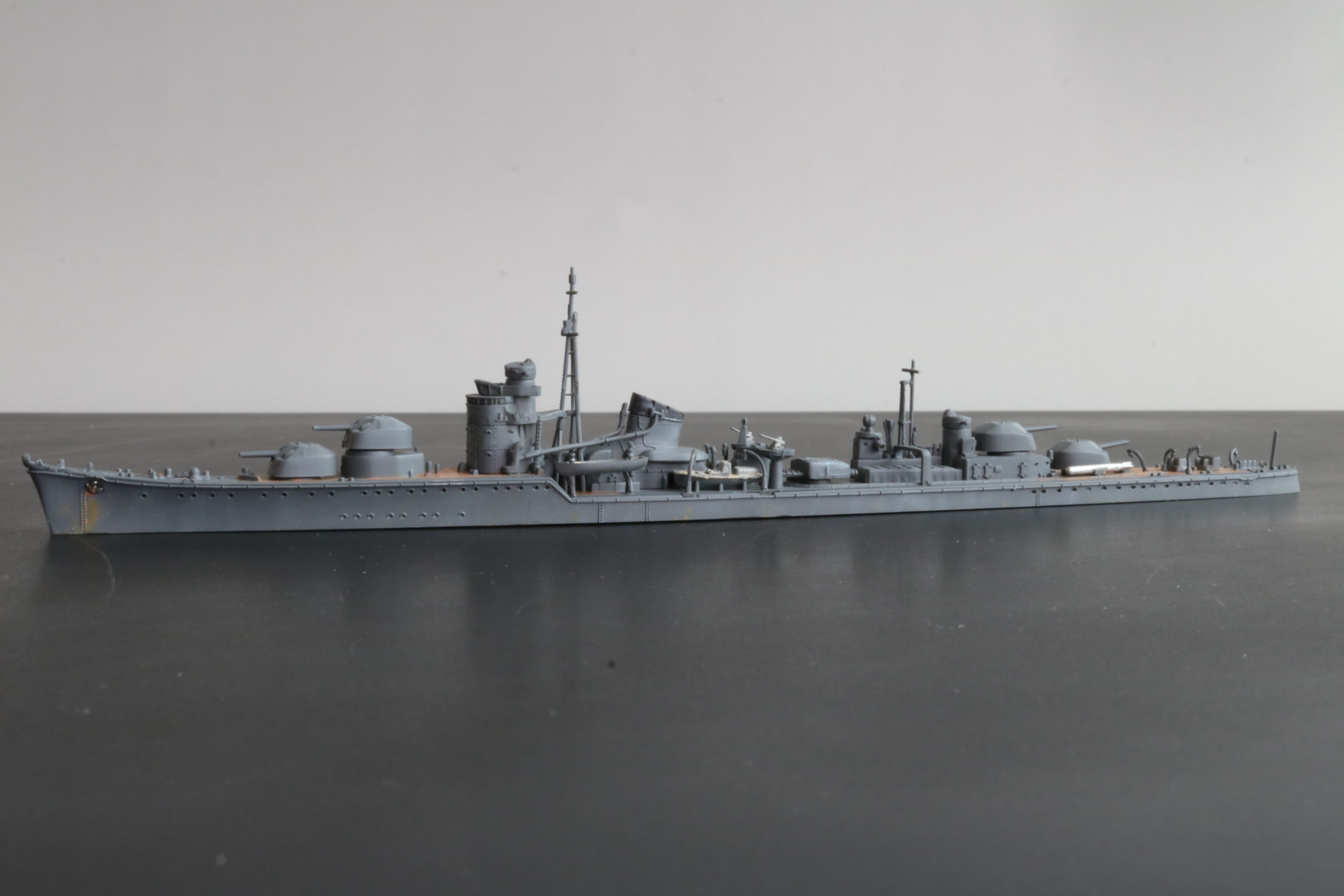 駆逐艦 秋月（1942） Destroyer Akiduki 1/700 フジミ模型 Fujimi