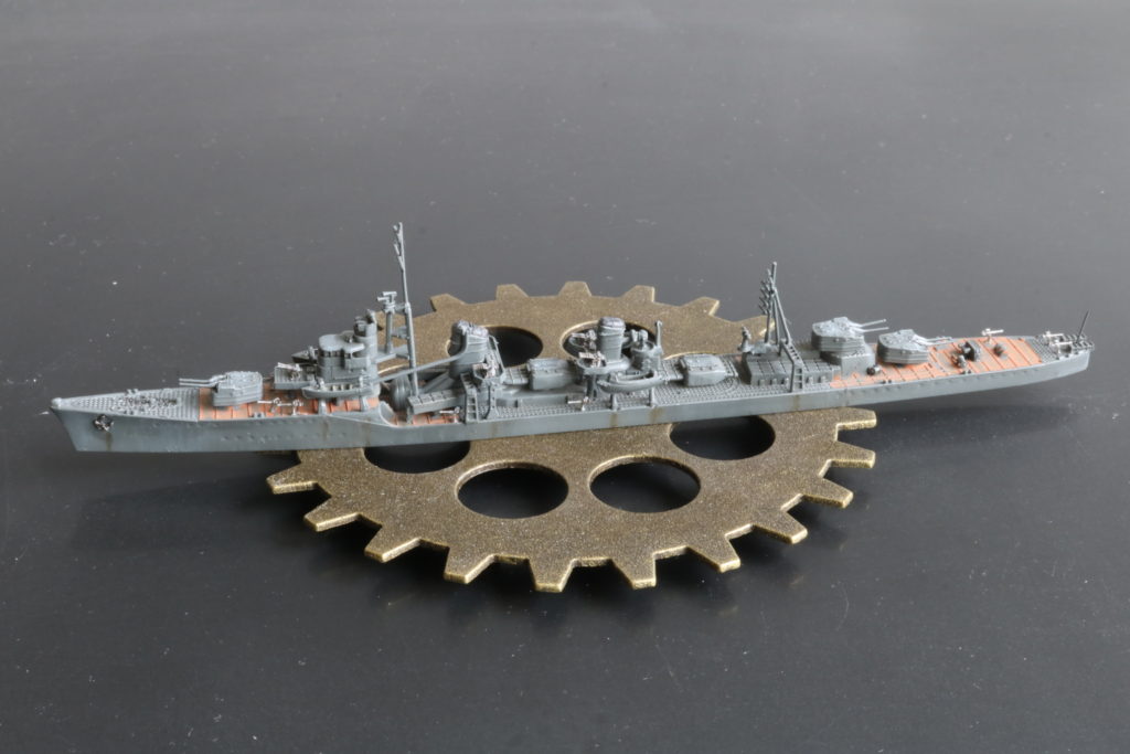 1/700艦艇模型作製時に使える100均グッツ
装飾（オブジェ）使用例