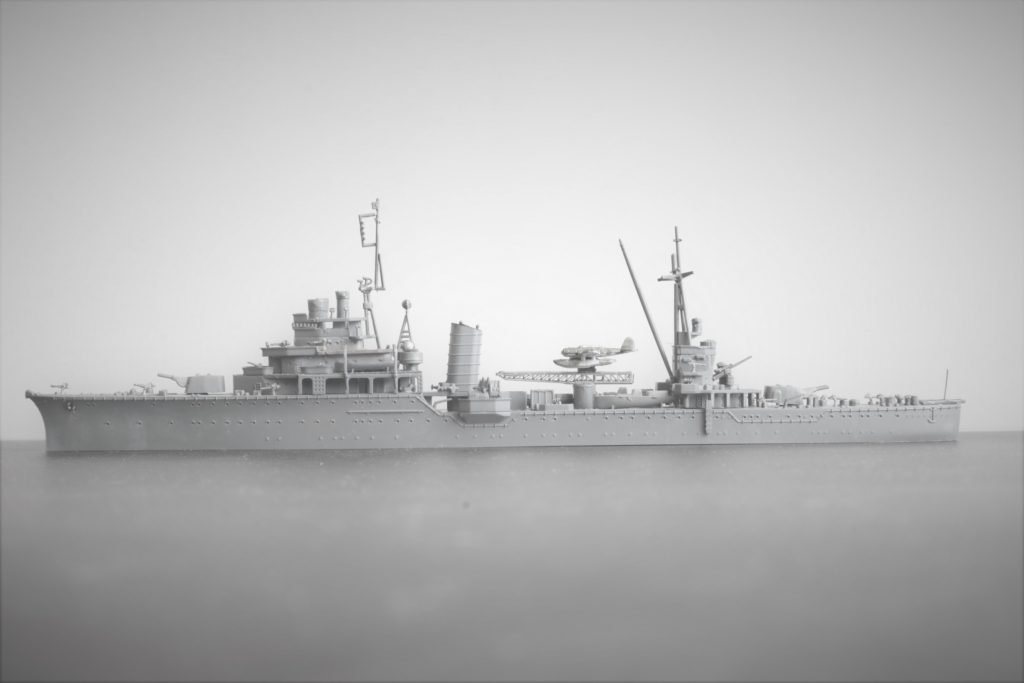 軽巡洋艦鹿島（アオシマ）
艦艇模型　情景写真
Light Cruise Kashima
Aoshima