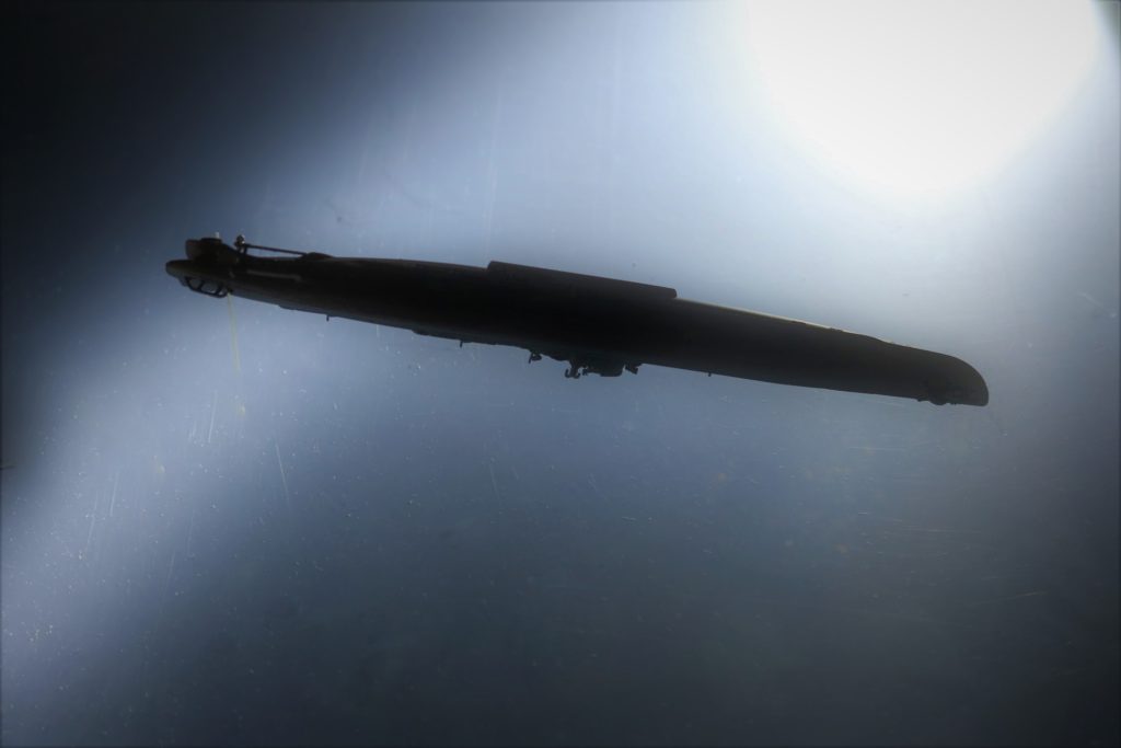 伊58改造伊54（ピットロード）
艦艇模型　情景写真
Submarine I-54（Fiction）
PIT-ROAD
Submarine Diorama 