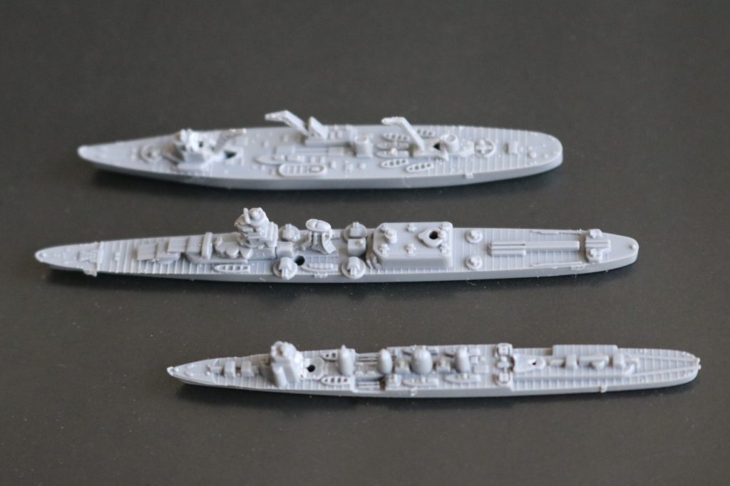 １/3000艦艇模型（フジミ集める軍艦シリーズ）
