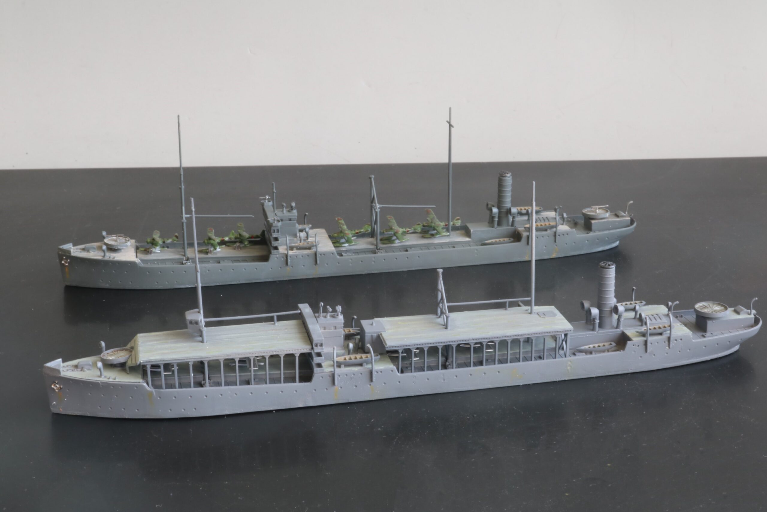 艦艇模型ビフォアーアフター 水上機母艦 能登呂 model ships before-after Seaplane Tender Notoro