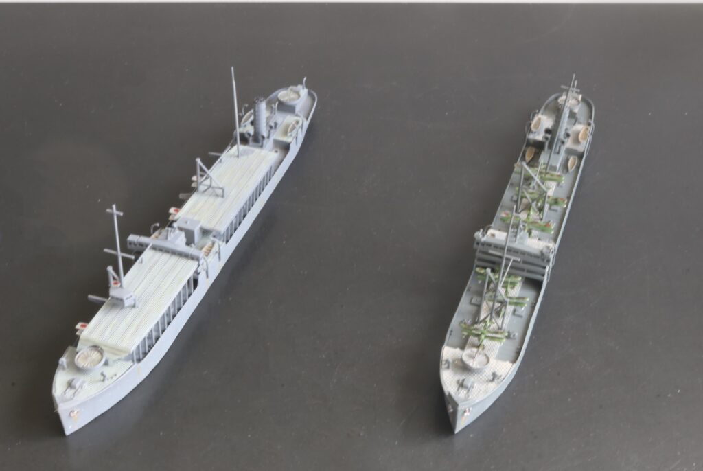 艦艇模型ビフォアーアフター
水上機母艦 能登呂
model ships before-after
Seaplane Tender Notoro