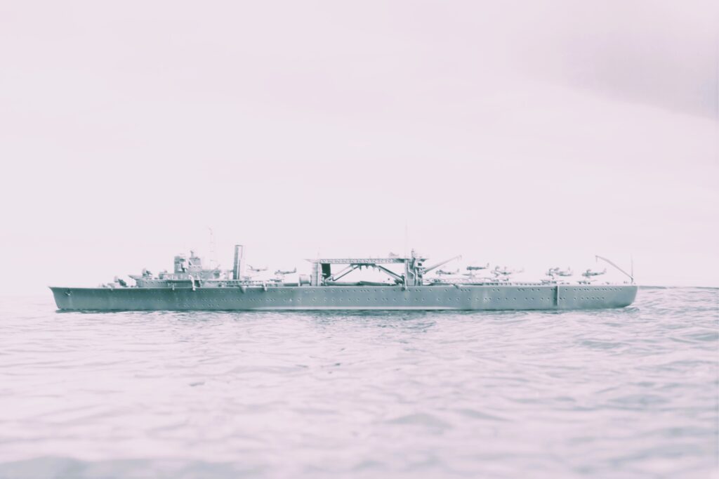 艦艇模型
デジカメ写真のフィルム写真化
水上機母艦　千代田