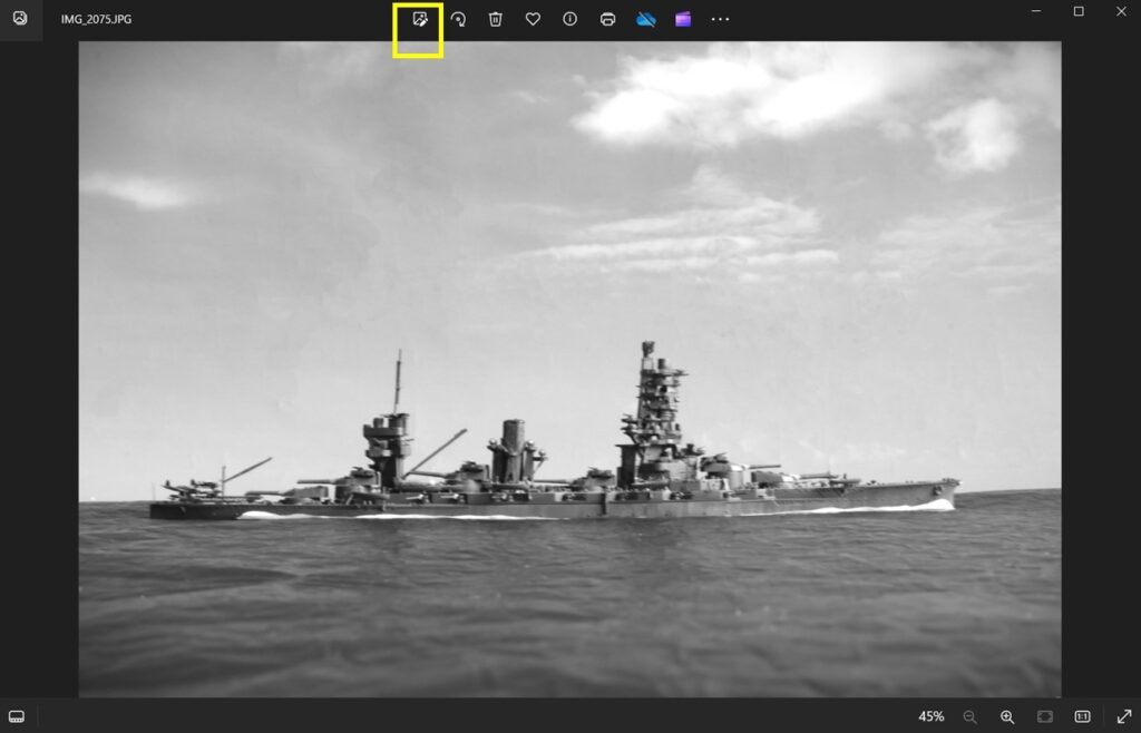 艦艇模型
デジカメ写真のフィルム写真化
戦艦　山城