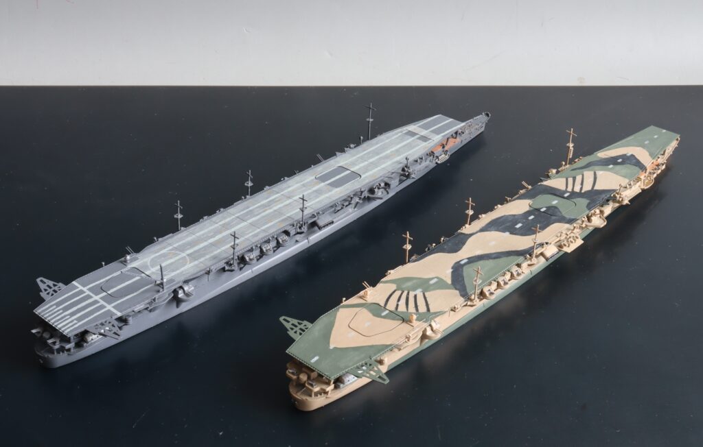 艦艇模型ビフォアーアフター
航空母艦龍鳳
Air craft Carrier Ryuho