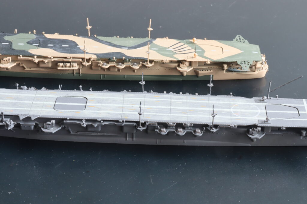 艦艇模型ビフォアーアフター
航空母艦龍鳳
Air craft Carrier Ryuho