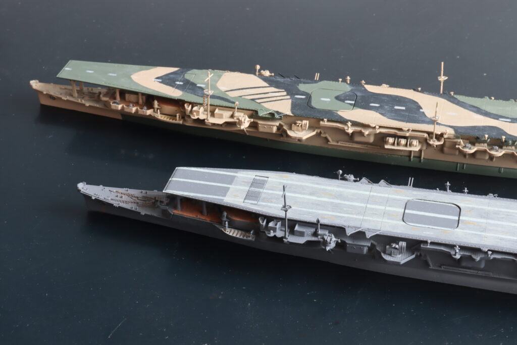 艦艇模型ビフォアーアフター
航空母艦龍鳳
Air craft Carrier Ryuho