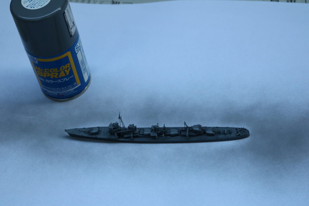 黒立ち上げ
1/700
艦艇模型
黒下塗り