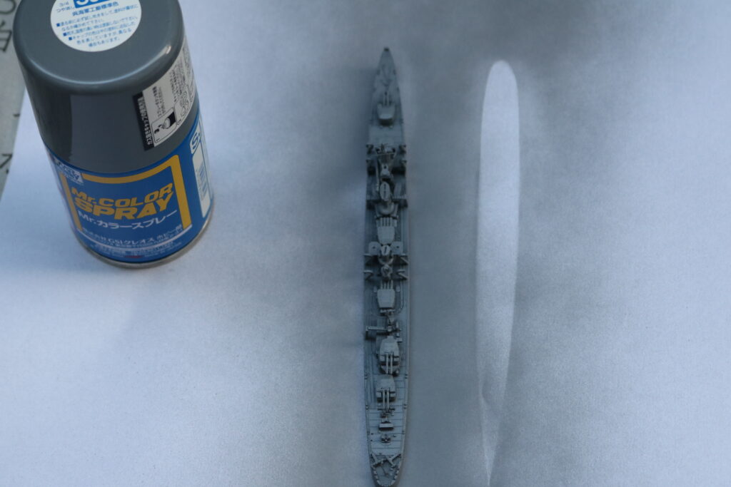 黒立ち上げ
1/700
艦艇模型
黒下塗り