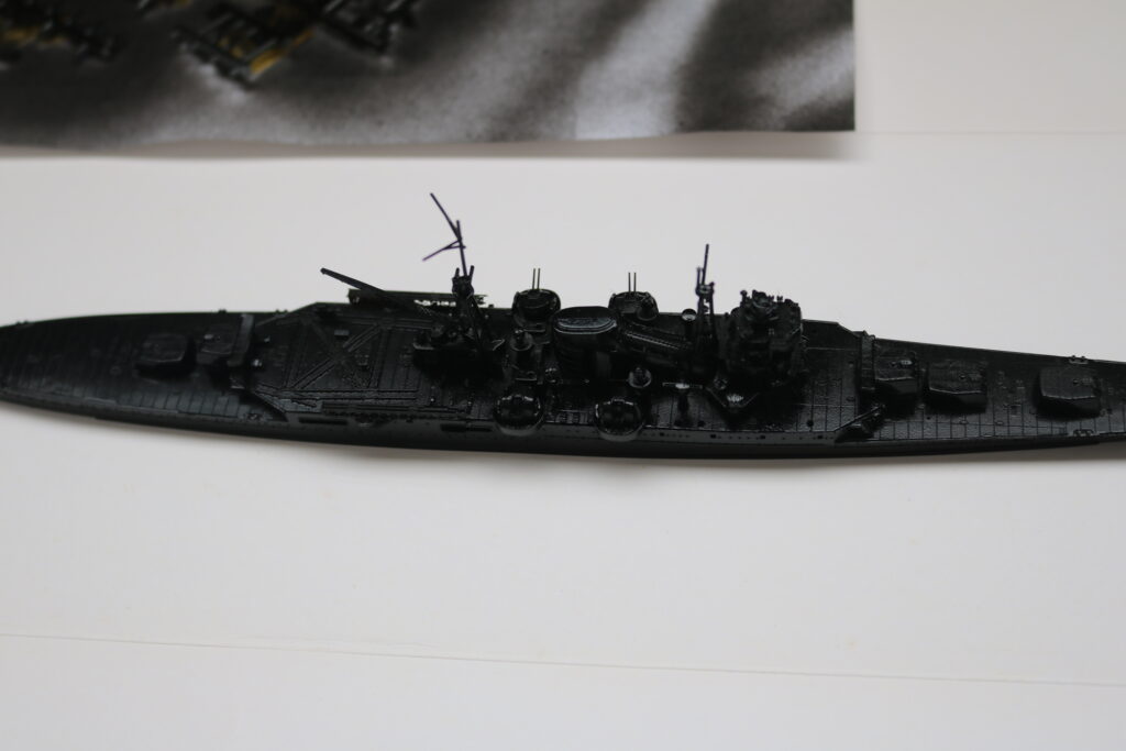 黒立ち上げ
1/700
艦艇模型
黒下塗り